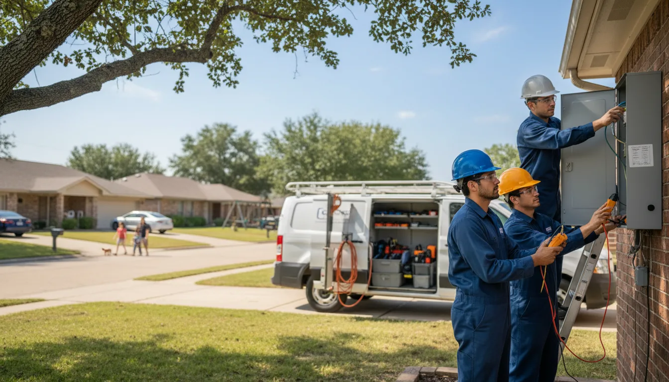 Certified electrician providing emergency electrical services in Seville, GA